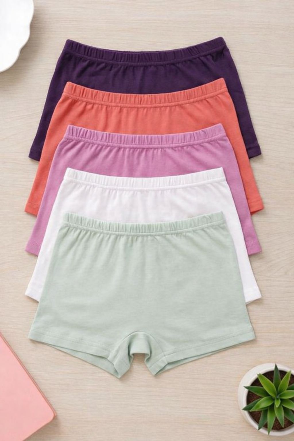 Women’s Premium Cotton Boy Shorts | Soft Stretchy Innerwear | Breathable Daily Wear Panty (Pack of 3 and 4)